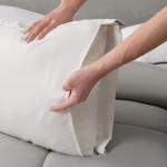 EMME King Comforter Set - 7-Piece Bed in a Bag for All Seaon, Ultra Soft Bedding Set with Comforter, Flat Sheet, Fitted Sheet, Pillowcase, Pillow Sham (Reversible-Grey & White, King/Cal. King)