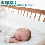 Vekkia Queen Bed Wedge Pillow for Headboard – High-Density Foam Fills Gaps (0-5.5") Between Mattress and Headboard, Wedge Pillow with Pockets for Phone & Remotes, Washable Cover(White)