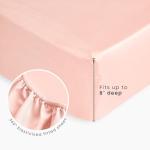 Wake In Cloud - Toddler Bedding Set for Girls, Dreamy Cute Rainbow Heart, 4 Pieces Soft Crib Bed Set Including Comforter, Sheets and Pillowcase, White Pink