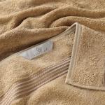 Superior Egyptian Cotton 6-Piece Towel Set, Bathroom Essentials, Towels For Bathroom, Apartment, Airbnb, Guest Bath, Face, Hand, Bath Towels, Washcloths, Absorbent, Fast Drying, Toast