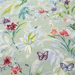 URBONUR 100% Cotton Pillowcases Set of 2 Queen Size Floral Printed Butterfly Pillow Cases Soft Breathable Cooling Pillowcase Decorative Pillow Cover (Queen, 20x30 Inches, Green Flowers)