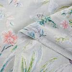 URBONUR 100% Cotton Pillowcases Set of 2 Queen Size Floral Printed Butterfly Pillow Cases Soft Breathable Cooling Pillowcase Decorative Pillow Cover (Queen, 20x30 Inches, Green Flowers)