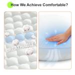 AIAEL 18x18 Pillow Inserts Set of 2, Down Alternative Throw Pillow Inserts with 100% Cotton Cover, Machine Washable Reading Pillows, Decorative Pillows for Bed, Sofa, and Couch