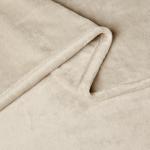 Amazon Basics Soft Fleece Throw Blanket, Lightweight Cozy Blanket for Couch & Sofa, 50 x 60 Inches, Beige