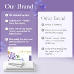 Carressa Linen 100% Egyptian Cotton Queen Sheet Set - 600 Thread Count Egyptian Cotton Queen Sheets Set (4 PC, Crisp White), Ultra Soft, Cooling, 16" Deep Pocket Sateen Weave Luxury Hotel Bed Sheet