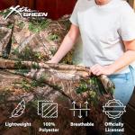 Northwest Realtree 4-Piece Twin Size Bed in a Bag Set, 1 Comforter, 1 Fitted Sheet, 1 Flat Sheet, 1 Pillowcase, All Seasons Bedding, Xtra Green Camo