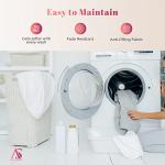 Ashton Sheets 100% Egyptian Cotton California King Size Sheet Set - Luxury 1000 Series Majestic Collection Cal King Size Sheets Set, (4 PC, White) 16" Deep Pocket, Soft Cooling, Sateen Bedding