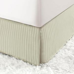 HENGWEITEXT King Size Bed Skirt Split Corners,Pleated Bed Skirt with Split Corner,King Size Ruffle Bed Skirts Split Corner,Easy Fit,Fade Resistant,Wrinkle Free,Tailored Drop