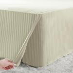 HENGWEITEXT King Size Bed Skirt Split Corners,Pleated Bed Skirt with Split Corner,King Size Ruffle Bed Skirts Split Corner,Easy Fit,Fade Resistant,Wrinkle Free,Tailored Drop