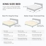 Bedsure Comforter Duvet Insert - Quilted Comforters King Size, All Season Duvet, GentleSoft Down Alternative Bedding Blanket, with 8 Tabs, Gifts for Women/Men, White, King 90 x 102 Inches