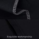 NTBAY Egyptian Cotton Queen Pillowcases - Set of 2, 500 Thread Count Cotton Pillowcases - Soft and Breathable Envelope Closure Pillow Cases - 20x30 Pillow Covers for Bed, Black