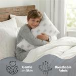 Batman Decorative Bed Pillows Set of 2, Knit Cover Pillows with Bat-Symbol Design, Soft Polyester Fill, 20" x 26"