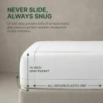 Pantrypoet 800 Thread Count 100% Egyptian Cotton Sheets Queen Size - 4 Piece Set Luxury Sateen Bedding, Cooling & Breathable, 15" Deep Pocket Snug Fit, Soft Hotel Quality Bed Sheets