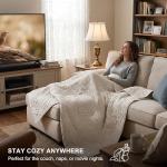 R.SHARE Beige Queen Size Quilt Set, Neutral Soft Lightweight Bedspread, Farmhouse Rustic Country Coverlet, Leaf Pattern Bedding with 2 Shams, 3 Pieces Spring Summer Thin Comforter