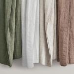 EVERGRACEHOME 100% Cotton Box Stitch Quilt Bedding Set Queen Size 3 Pieces, Garment-Washed Lightweight Soft Cozy Coverlet, Quilted Bedspread Sets with 2 Shams for All Season, Olive Green