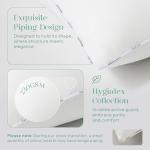 Phantoscope Hypoallergenic Throw Pillows Insert, 100% Virgin Fiber Throw Pillows - Indoor Pillow Inserts Decor Stuffer for Desk Sofa and Couch, Set of 2, 18 x 18