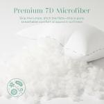 Phantoscope Hypoallergenic Throw Pillows Insert, 100% Virgin Fiber Throw Pillows - Indoor Pillow Inserts Decor Stuffer for Desk Sofa and Couch, Set of 2, 18 x 18