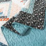 BEDIFANY Cotton King Size Quilt Sets, Lightweight King Quilt Bedding Set (98 x 106 inch) Garden Style Floral Bedspread King Size Coverlet Set for Bed Decorations - All Seasons, 3 Pieces