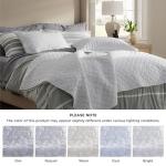 Bedsure Quilts Queen Size - Lightweight Bedspreads Queen Size with Basket Weave Pattern, Soft Quilt Bedding Set, White Comforter Set Coverlet for All Seasons with 2 Pillow Shams (90" x 96")