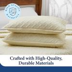 Cosy House Collection Luxury Rayon Derived from Bamboo 3-Piece Quilt Set - Ultra Soft Coverlet Bedspread - Classic Weave Stitch - Includes Quilt and 2 Pillow Shams (King/Cal King, Sage Green)