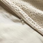 WDCOZY 100% Cotton Luxury Honeycomb Duvet Cover Set Queen Size with Hidden Zipper, Neutral Beige Waffle Weave Bedding, Textured Soft and Breathable Washed, Linen Like, 3 Pieces, 90x90 inches