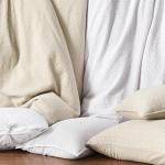 WDCOZY 100% Cotton Luxury Honeycomb Duvet Cover Set Queen Size with Hidden Zipper, Neutral Beige Waffle Weave Bedding, Textured Soft and Breathable Washed, Linen Like, 3 Pieces, 90x90 inches