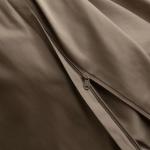 MooMee Duvet Cover Set, 100% Extra Long Staple Cotton 600 Thread Count Sateen Smooth Luxury Breathable Hotel Quality Cooling Bedding for All Season, 3 Pieces (Mocha Brown, Queen 90"x90")