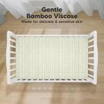 KeaBabies 2-Pack Baby Crib Sheets for Boys, Girls - 52x28 Viscose Derived from Bamboo Toddler Bed Sheets Neutral, Fitted Crib Mattress Cover for Standard Baby Bedding, Soft & Cozy (Fleur)