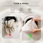 Bedsure GentleSoft 100% Cotton Large Throw Blanket for Couch 50x70 inches - Breathable and Lightweight, Soft Cozy Herringbone Woven Cotton Throw for Summer Spring, Linen Beige Office Chair Blanket