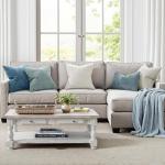 MIULEE Pack of 2 Blue Throw Pillow Covers 18x18 Inch Coastal Summer Modern Boho Accent Decorative Pillow Covers Soft Chenille Farmhouse Cushion Covers for Home Decor Couch Bed Sofa Living Room