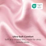 Bedsure Satin Pillowcase for Hair and Skin Queen, Similar to Silk Pillow Cases, Valentine Pillow Covers Set of 2 with Envelope Closure, Pink Room Decor Essentials, Gifts for Women Girls 20x30 Inches