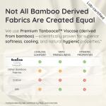 Bambaw 100% Viscose Derived from Bamboo Duvet Cover Queen Size – 3 Pieces Cooling Duvet Cover Queen Set, Soft Duvet Cover Queen Size, Breathable Duvet Cover Set, Soft Bedding Set, No Comforter (White)