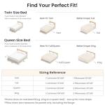 Love's cabin Beige Full Comforter Set, 3-Piece Prewashed Bed Set with 1 Comforter (79 x 90 in) & 2 Pillowcases, Lightweight & Breathable for All Seasons