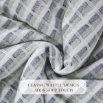 Oli Anderson 100% Cotton Waffle Comforter Set King Size, 3 Pieces Lightweight Breathable All Season Bed Comforter, Soft Skin-Friendly Blanket for Bedroom Guest Room, Machine Washable, Green