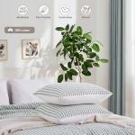 Oli Anderson 100% Cotton Waffle Comforter Set King Size, 3 Pieces Lightweight Breathable All Season Bed Comforter, Soft Skin-Friendly Blanket for Bedroom Guest Room, Machine Washable, Green