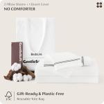 Bedsure 100% Cotton Percale Duvet Cover Queen, Luxury Hotel Duvet Cover, White Comforter Cover with Embroidery, PureWoven Breathable & Lightweight Bedding Set for All Season, 3 Pieces, 90"x90"