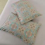 Brandream Boho Paisley Print Luxury Duvet Quilt Cover and Shams 3pc Bedding Set Bohemian Damask Medallion 800TC Egyptian Cotton Sateen - Queen Size, Taupe