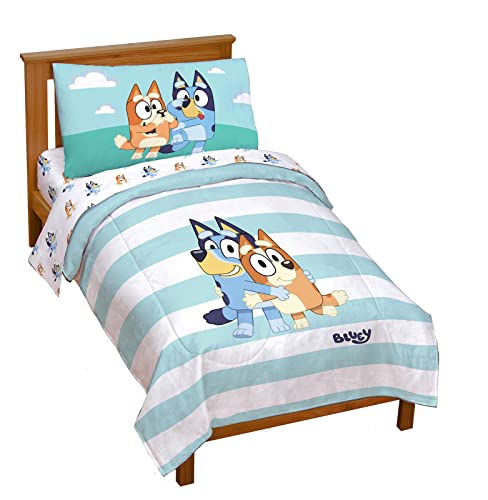 Bluey & Bingo Toddler Bed Set – 4 Pieces