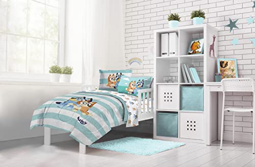 Bluey & Bingo Toddler Bed Set – 4 Pieces