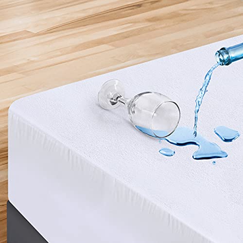 Premium Waterproof Terry Mattress Protectors - Set of 2