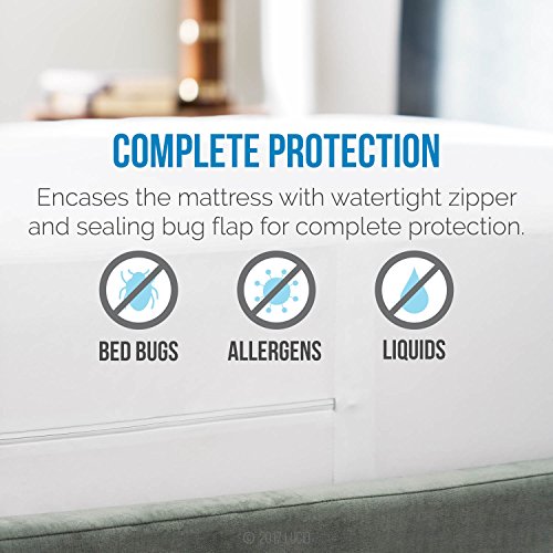 LUCID Waterproof Pillow Protector Set of 2