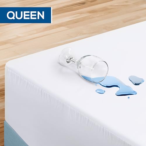 Waterproof Queen Mattress Protector with Zipper