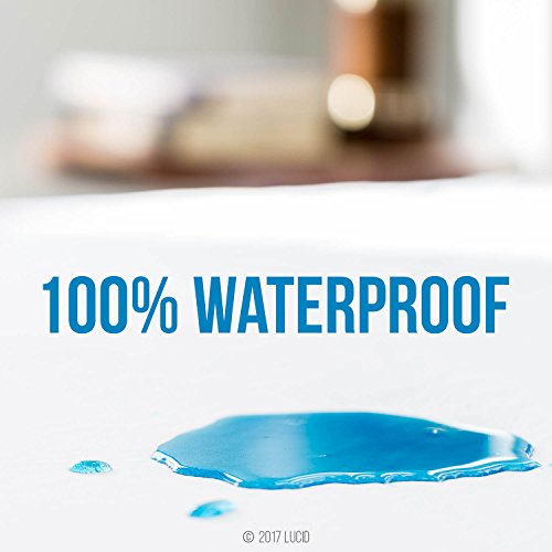 LUCID Waterproof Pillow Protector Set of 2