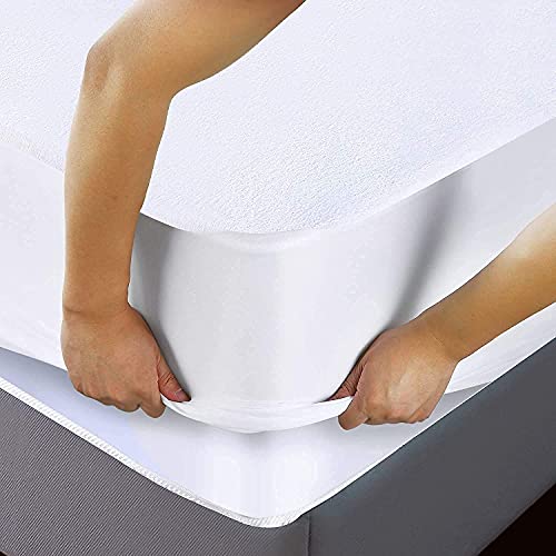Premium Waterproof Terry Mattress Protectors - Set of 2