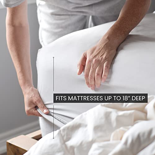 Queen Waterproof Mattress Protector with 2 Pillow Covers