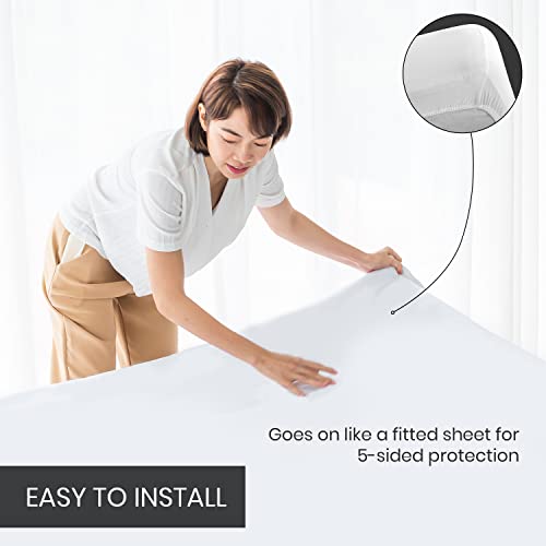 Queen Waterproof Mattress Protector with 2 Pillow Covers