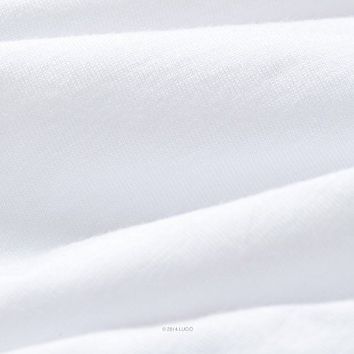 LUCID Waterproof Pillow Protector Set of 2