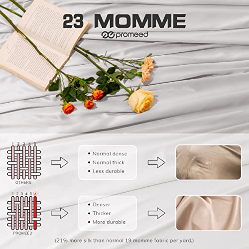 Luxurious 23 Momme 100% Silk Queen Bed Set