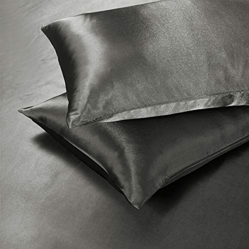 Luxury Satin Reversible Duvet Cover Set - Queen