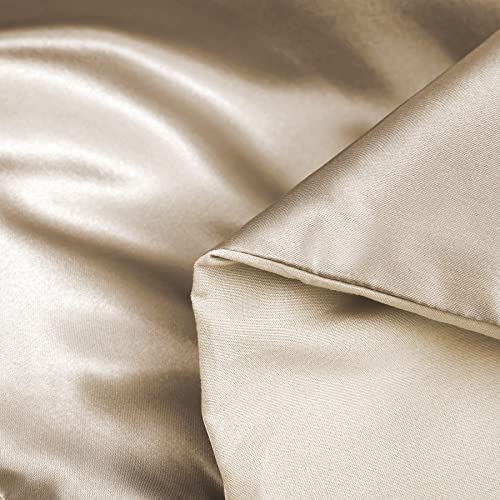 Champagne Whale Flotilla 3-Piece Silk Comforter Set